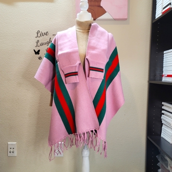 Pink- Stylish Warm Cashmere/Shawl for women - Picture 3 of 7